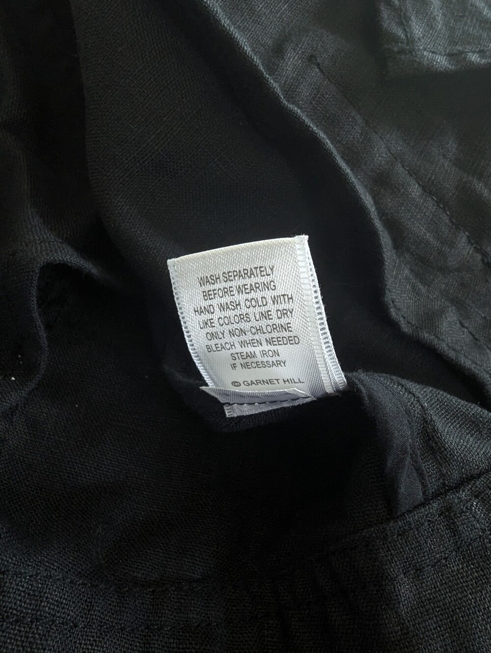 Garnet Hill 100% Linen Lightweight Open Front Drape Jacket - Picture 9 of 9